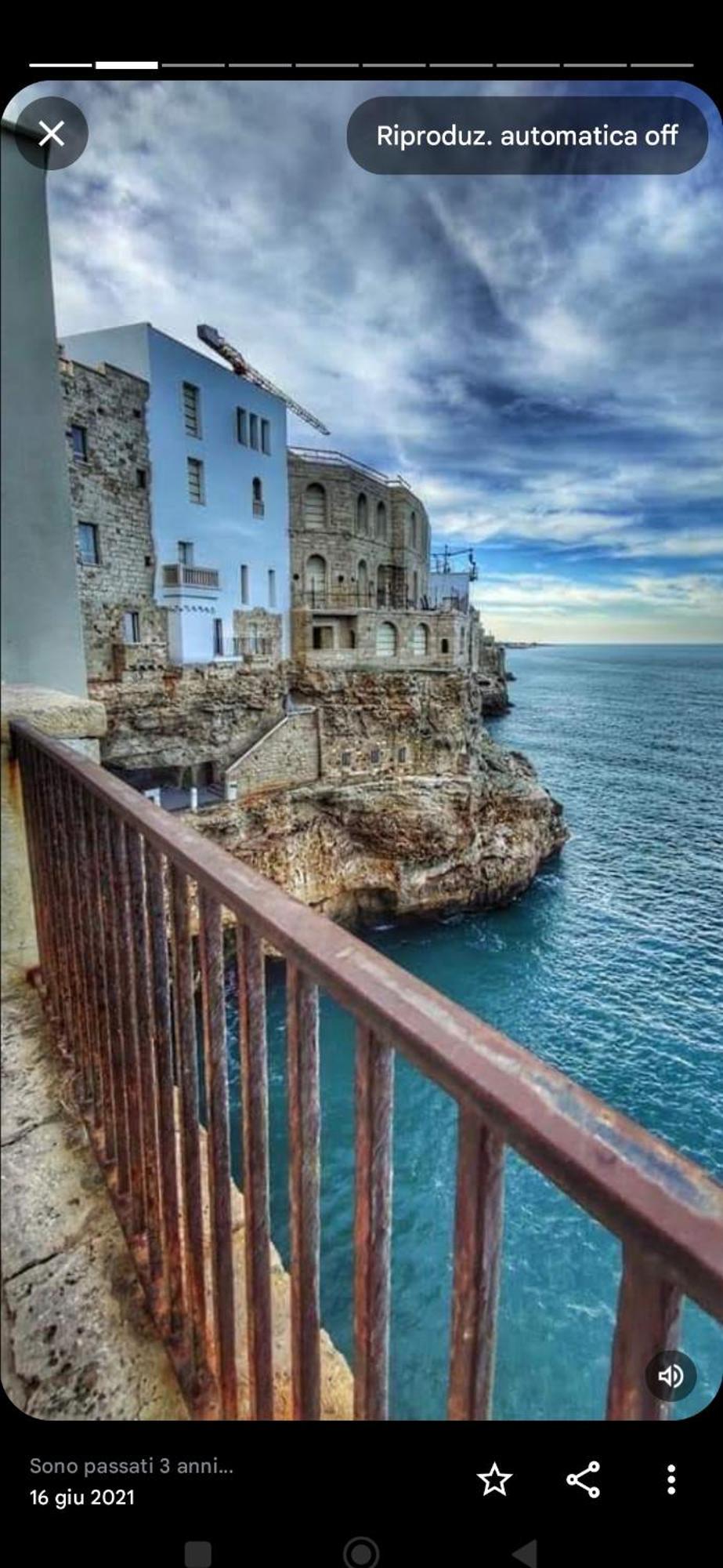 Апартаменты Locazione Turistica Casa Adua Полиньяно-а-Маре Экстерьер фото